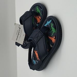 Toddler sandals with dinosaurs size toddler small 5/6
